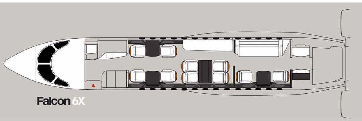 cabina Dassault Falcon 6X
